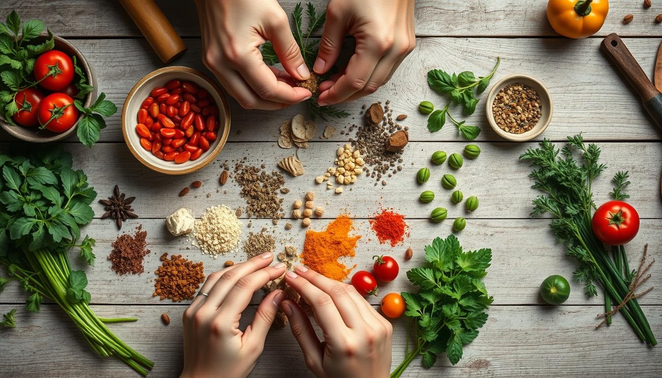 Comforting family dinner served at home
